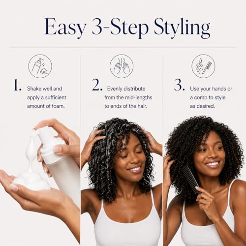 Image of Hair Mousse, Instant Smoothing Foam, 4 Fl Oz / 120 ml