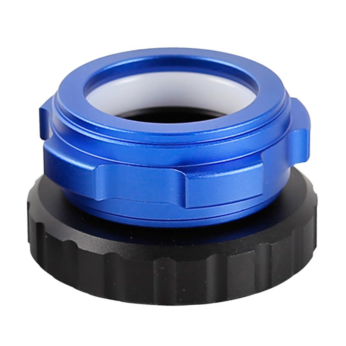 Adaptateur d'oculaire pour télescope, adaptateur d'interface de verrouillage coaxial M42 vers 1,25 pouce, accessoire d'astrophotographie en alliage d'aluminium (bleu)