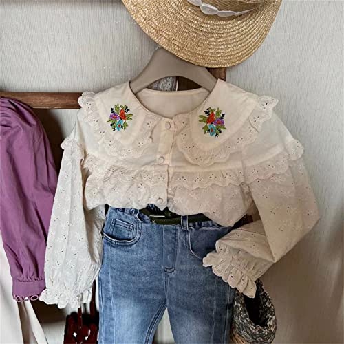 Betadog Girls High Waisted Straight Leg Jeans Denim Long Pants with Pocket Girls Elastic Waist Baggy Jeans3