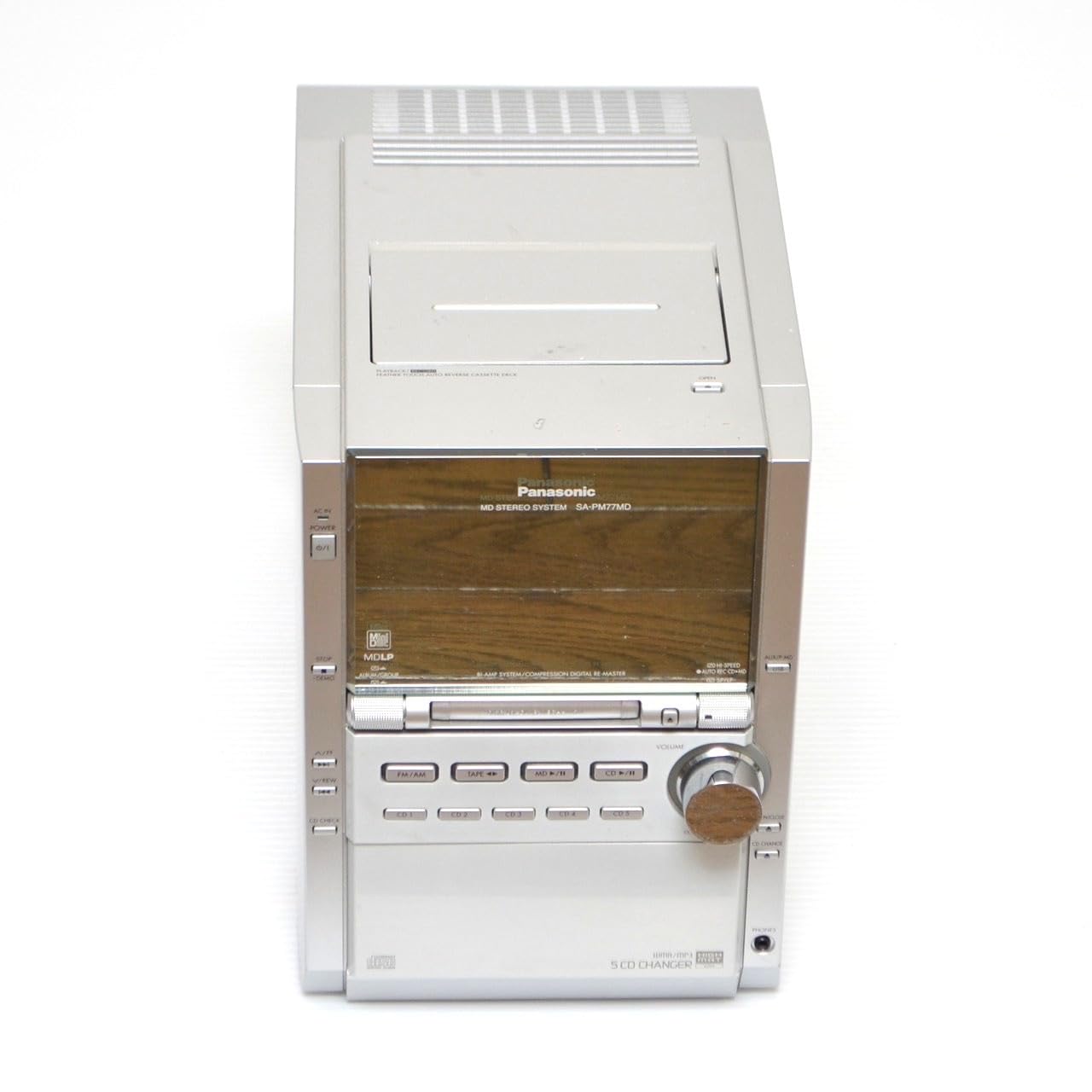 Amazon.co.jp: Panasonic SC-PM77MD-S MDステレオシステム (シルバー