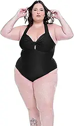 Maiô Plus Size Feminino Com Bojo Amarração nas Costas Chapa Barriga Média Compressão