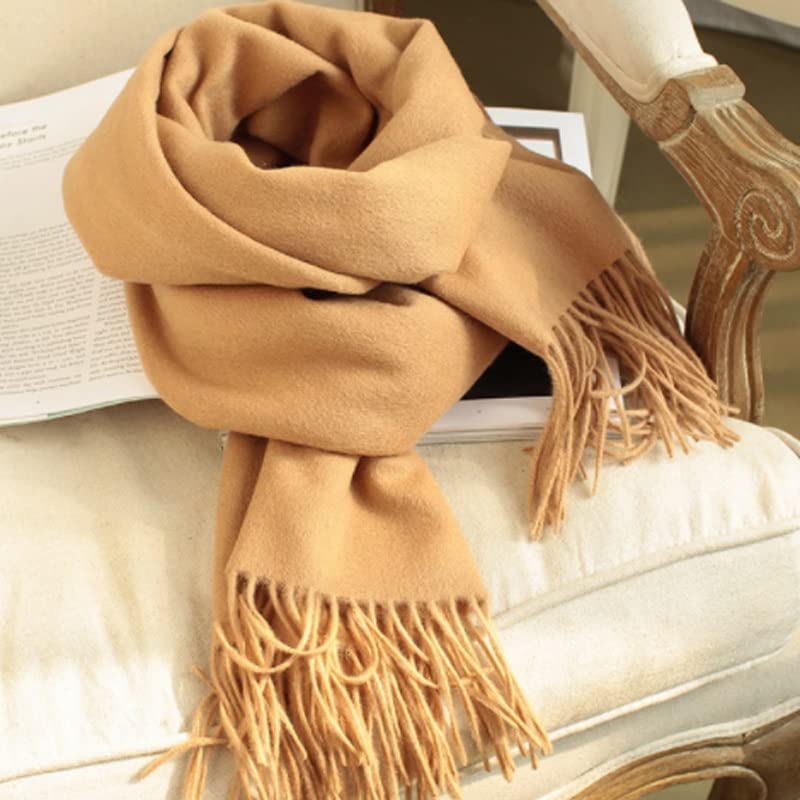 Scarves Women Winter Thicken Soft Shawls Wraps Female Long Tassel Scarf2