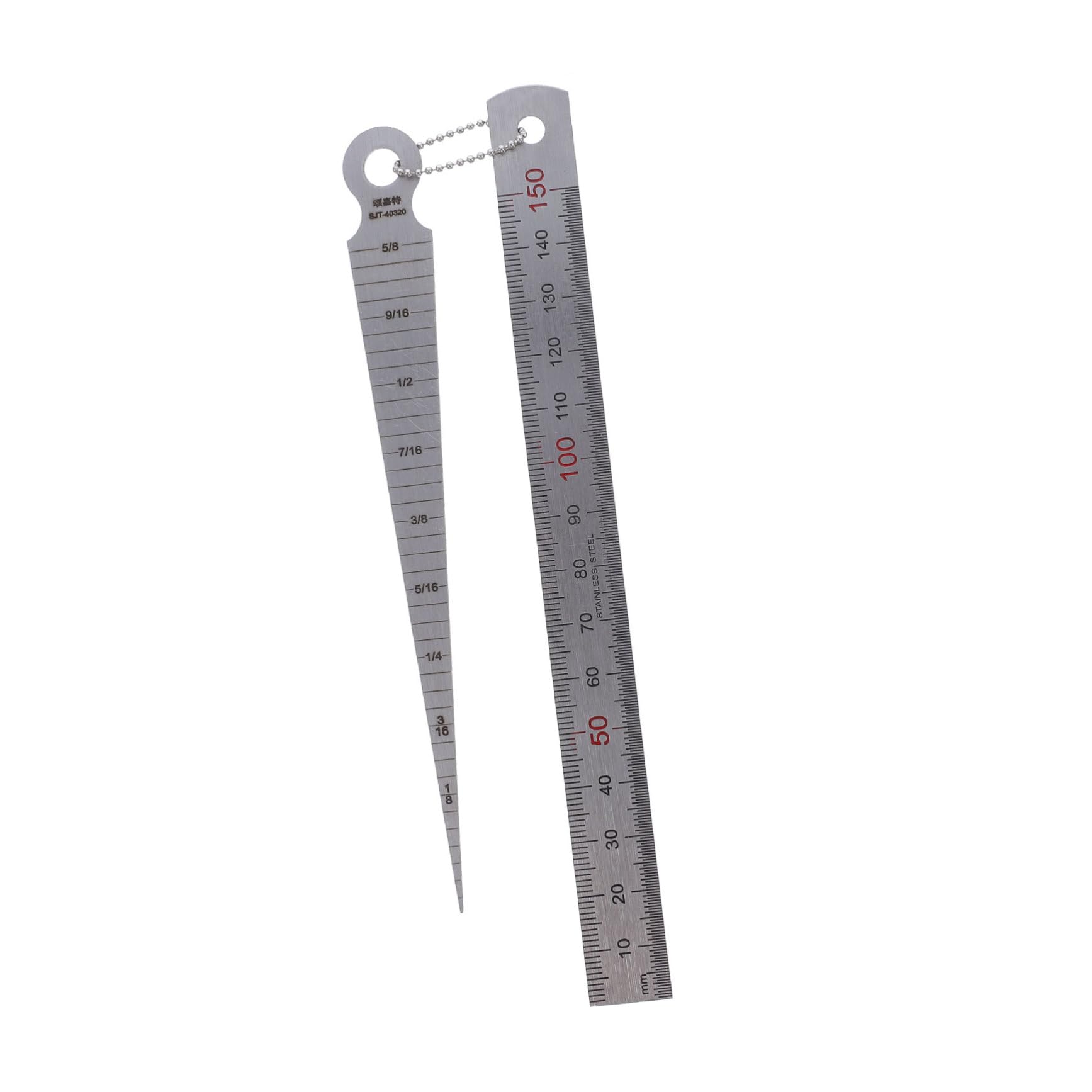 Balacoo Thick Metric Machinist Ruler Set Welding Inspection Gauge Standard Engineering Ruler