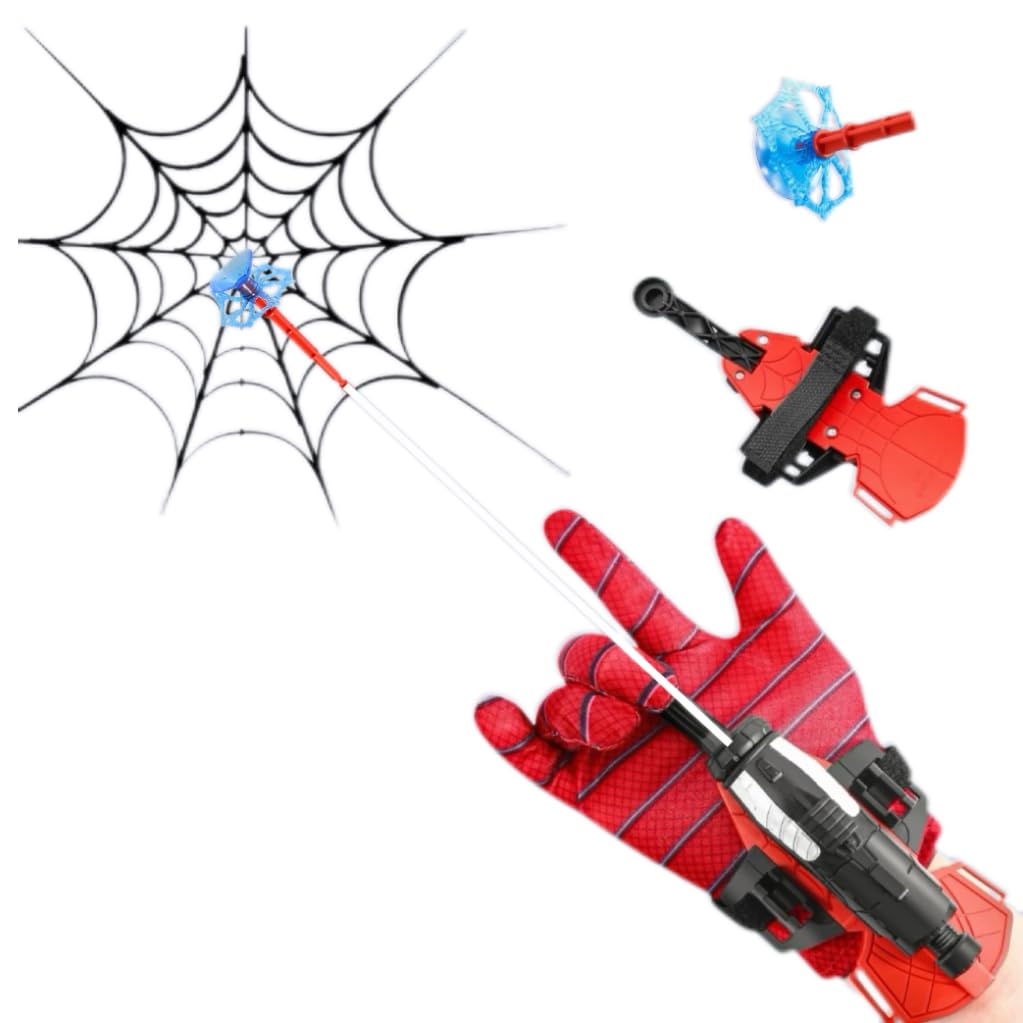 Photo 1 of Cyangiwy Spider Web Shooters Gloves - Red