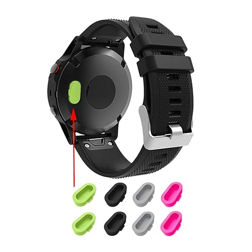 Miniatura 3 de JIUJOJA Paquete de 2 cables para Garmin Fenix 6/6 Pro/6 Zafiro/6 de carga solar y 2 protectores de pantalla de vidrio templado HD gratis y 8