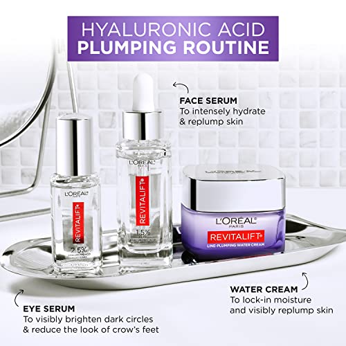 L'Oreal Revitalift Derm Intensives Micro-Hyaluronic Acid + Ceramides Line-Plumping Water Cream - Image 6