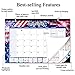Desk Calendar 2020-2021, 18 Month Calendar Desk from Jan.2020 - June.2021,17” x 11.5” Large Desktop Wall Calendar 2020