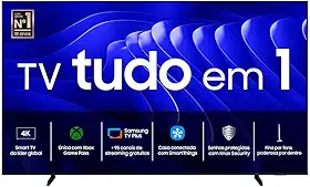 Samsung Smart Super Big TV 98" Crystal UHD 4K 98DU9000 2024, Processador Crystal 4K, Painel até 120Hz, Alexa built in 98"