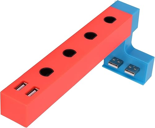 Miniatura 7 de Adaptador de controlador Gamecube para Switch Wii UPC con 4 puertos adaptador de controlador con cable con 2 puertos USB para Plug and Play no