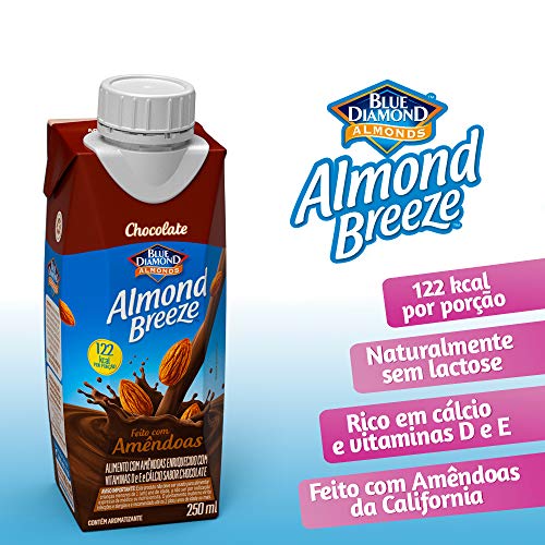 Alimento com Amêndoas Sabor Chocolate Almond Breeze, Piracanjuba, 250ml