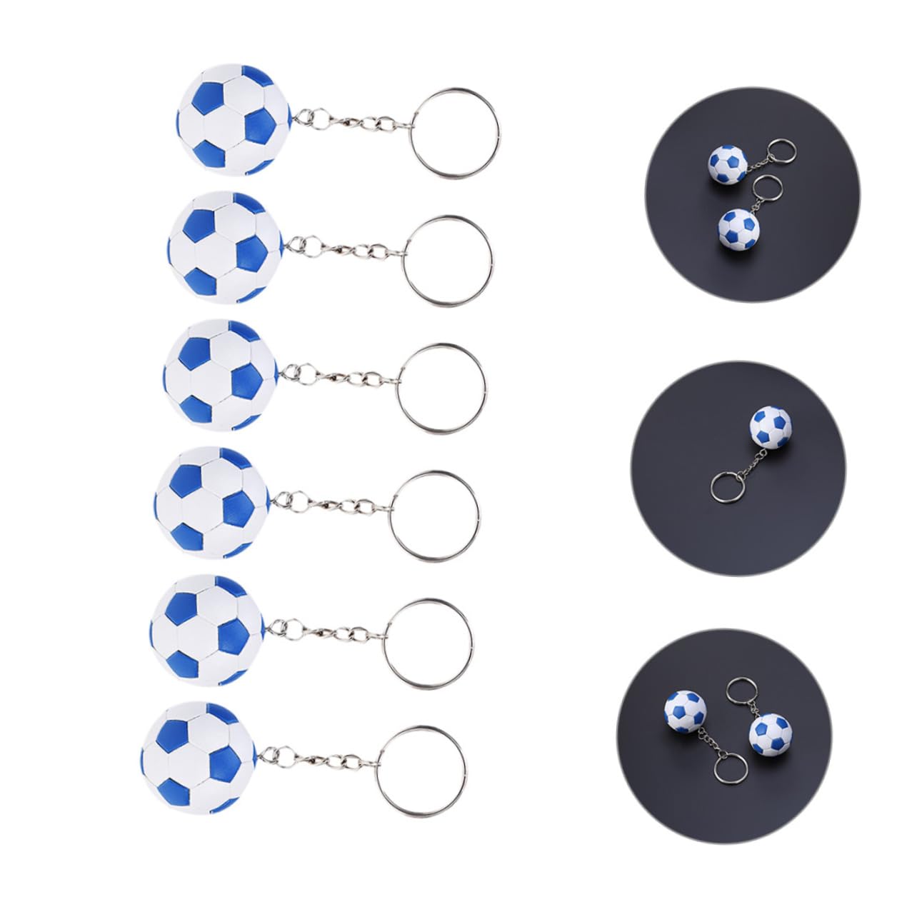 TOYANDONA Llaveros De Fútbol Compactos De Colgante Decorativo Bolsas Del Deporte