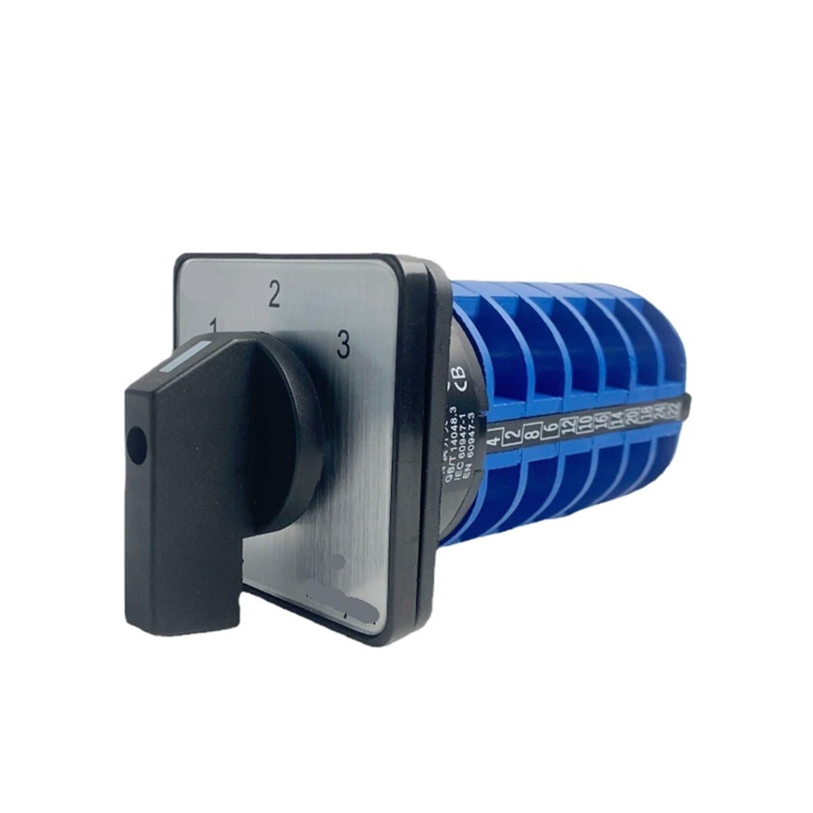 JGNAYRKJQI LW26-32 Electric 3 Positions Silver Contact 32A 660V 6 Poles Control Rotary Changeover Cam Switch YMW26-32/6