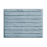 InterDesign Verto Rug, Water, 21-Inch by 17-Inch