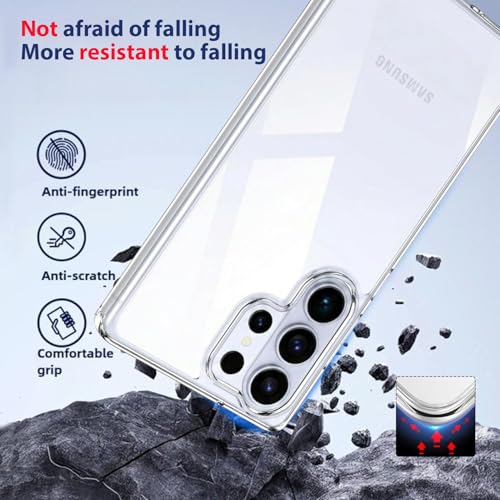 Image of KACA Clear Back Cover Case for Samsung Galaxy S26 Ultra 5G |Case for Samsung Galaxy S26 Ultra 5G|Shockproof Bumper TPU Protective Design| Samsung S26 Ultra 5G Back Cover- Transparent