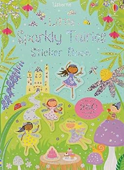 Paperback Little Stickers Sparkly Fairies Book