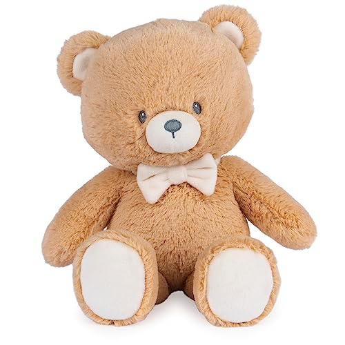 Image of GUND Baby Sustainable Teddy Bear Plush, Stuffed Animal Made from Recycled Materials, Gift for Babies and Newborns, Brown, 13”