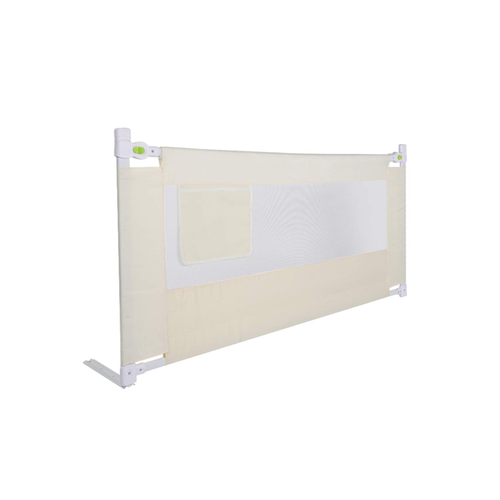 Barandilla de cama para niños pequeños de 150 cm anticaídas con red lateral transpirable