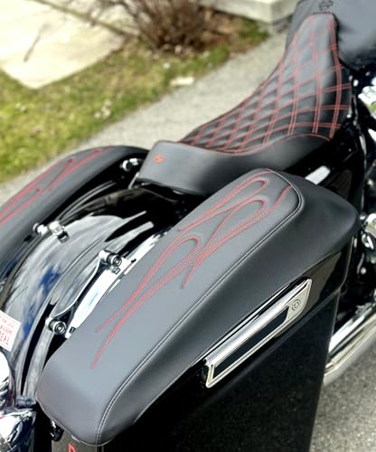 Cubiertas Premium Flame para Tapa de Alforjas Harley 2024+ miniatura 7