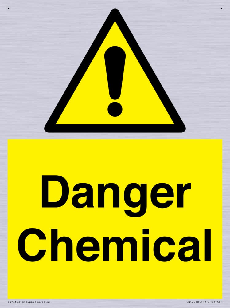 Danger Chemical Sign - 150x200mm - A5P