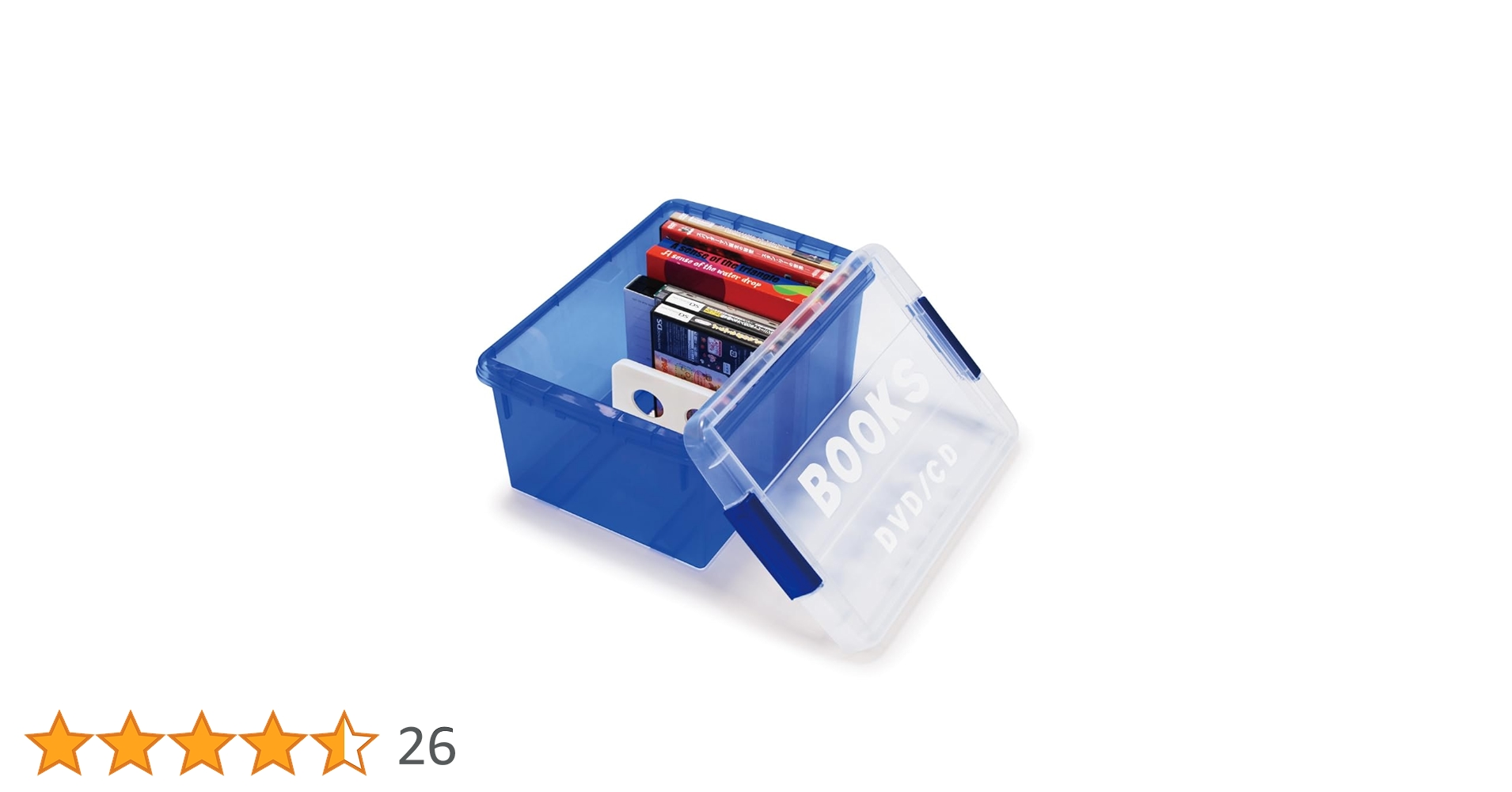 Amazon.co.jp: 伊勢藤(ISETO) 本収納ケース ブック&メディアケースミニ