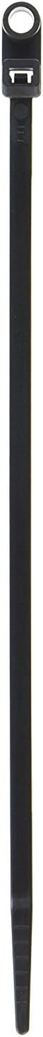 Gardner Bender 48-308UVB Mounting Cable Tie, 8 inch, 50 lb, Electrical Wire and Cord Management, Nylon Zip Tie, 100 Pk, UV Resistant Black : Electronics