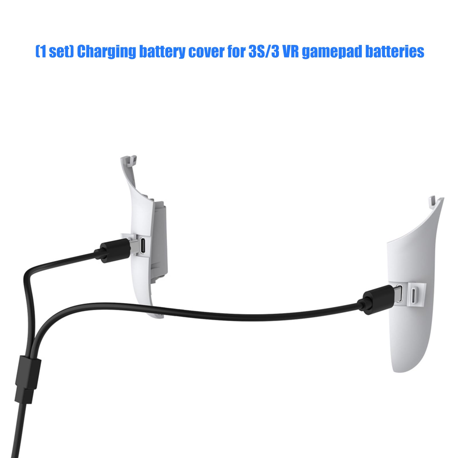 Pacco batteria ricaricabile per controller 3S/3 con batteria di alimentazione integrata per copertura del controller per tempi di riproduzione prolungati
