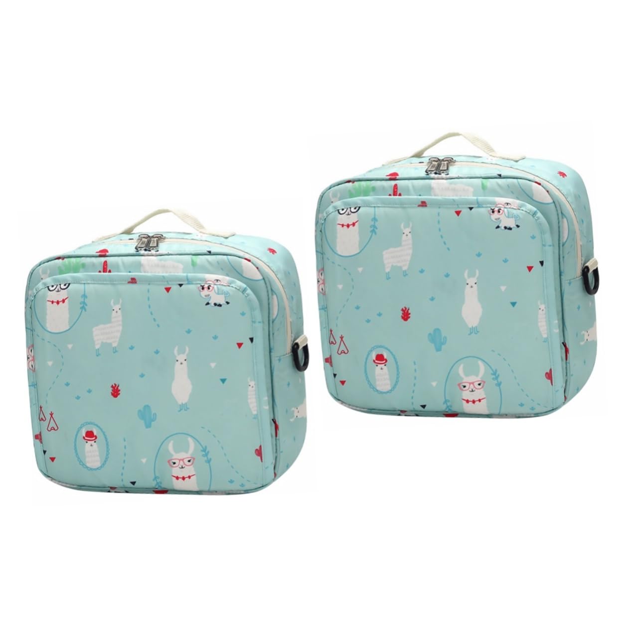 VICASKY 2 Pezzi Borsa Porta Pannolini Borsa Per Pannolini Organizzatore Contenitori Contenitore Per Fornitura Di Stoccaggio Dei Adorabile Della Mummia Verde Nylon