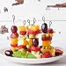 Relaxdays Juego Pinchos Barbacoa, Acero Inoxidable, Plata