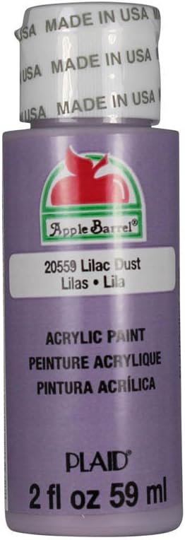 Apple Barrel Acrylic Paint in Assorted Colors (2 oz), 20559, Lilac Dust