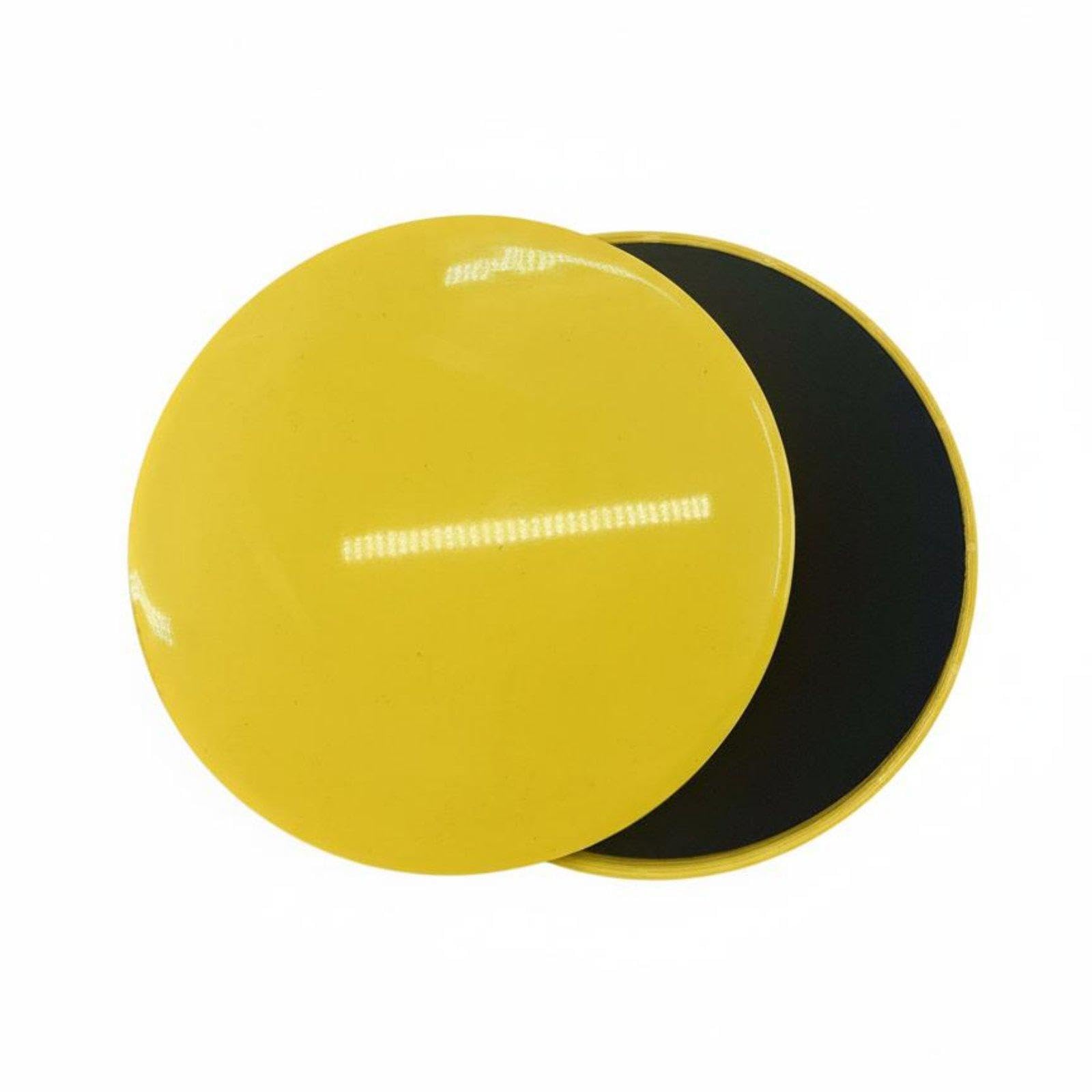 Enakshi® 2 Pieces Core Slider Discs Double-Sided-Sided Exercise Sliders Lightweight and Portable Fitness Sliding Discs for Home Gym, Travel Yellow-image-32