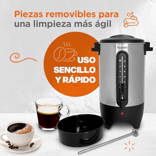 Catálogo de Cafetera 40 Tazas Top 5. 24 Cafetera 40 Tazas marca Hukën (3)
