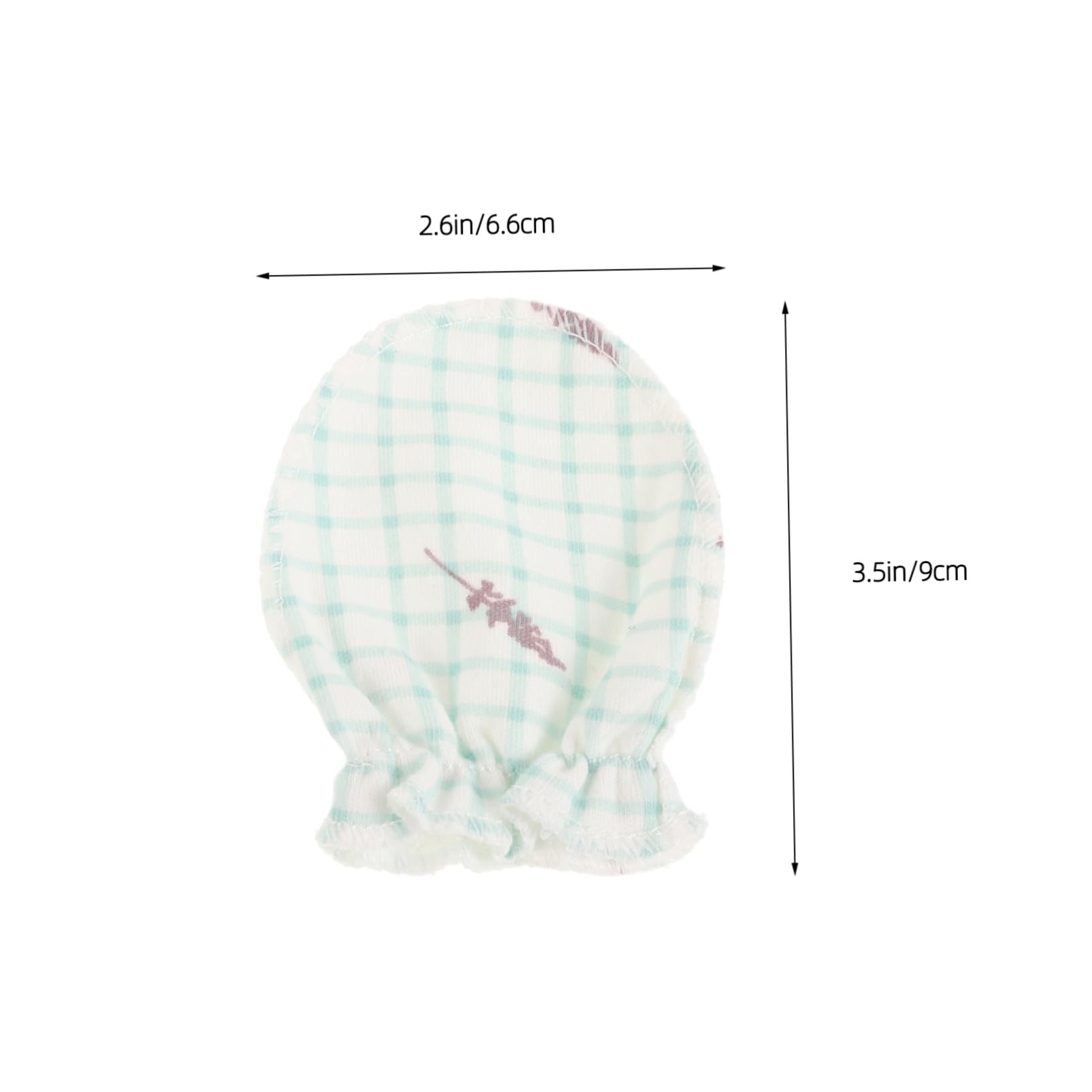 Ipetboom Newborn Baby Gloves 4 Pack No Scratch Soft Breathable Cotton Mittens for Newborns Infants Girls Boys Teething Friendly