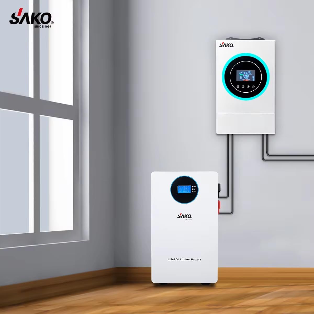 Inverter ibrido fotovoltaico 48v 6200W,Pure Sine Wave,Work Without Battery,BMS