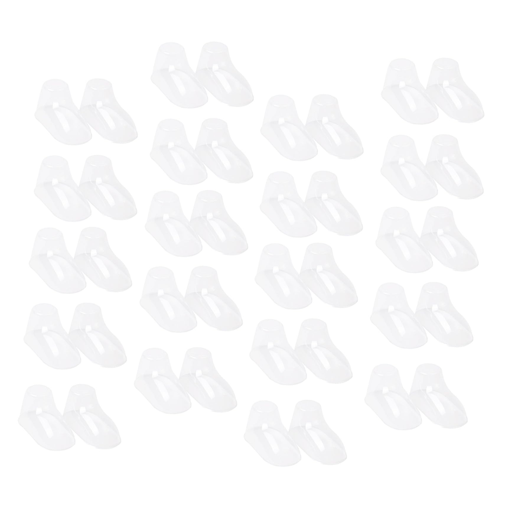 Zerodeko Lot de 100 Embauchoirs à Chaussures en Plastique Transparent pour Bébé, Support de Chaussettes, Maintien Forme, Évite la Déformation, Adapté aux Chaussures pour Tout-petits