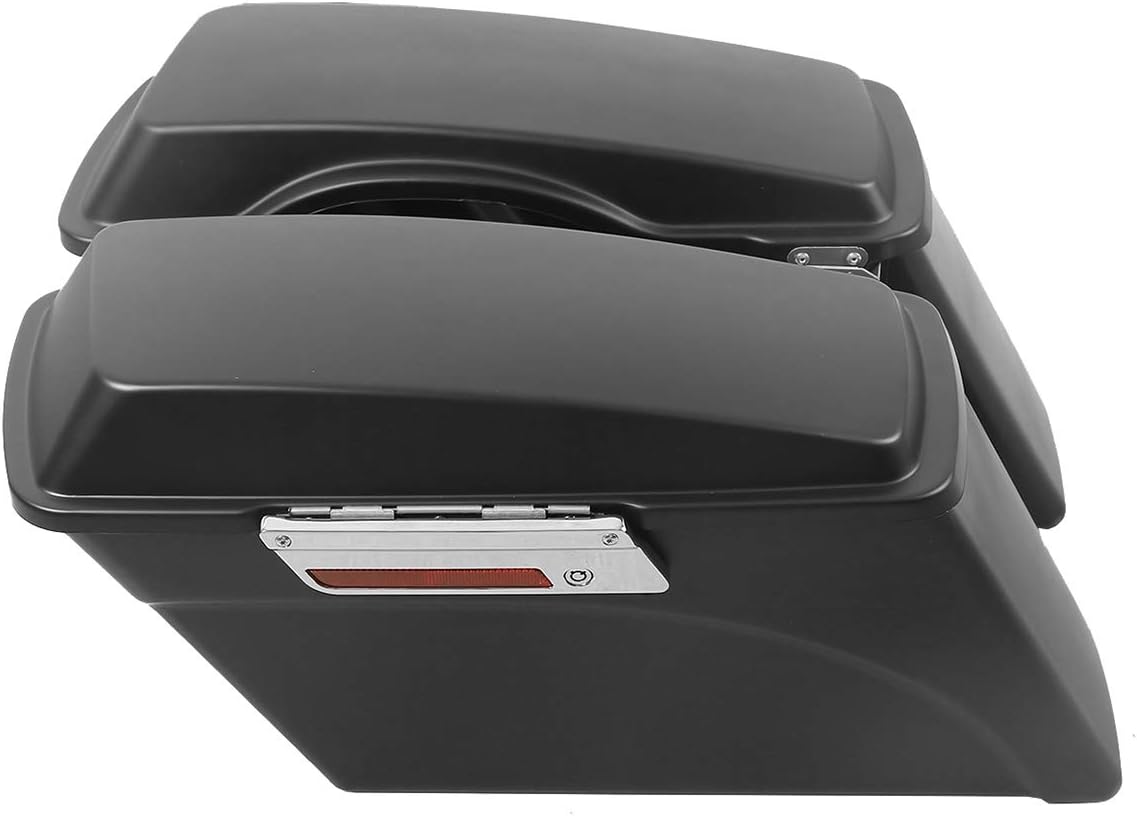TCMT Hard Saddle bags Trunk w/Lid Latch Key & Liners Carpet Insert Fits For Harley HD Touring CVO Road Glide Road King Street Glide Electra Glide Ultra Classic 1994-2013