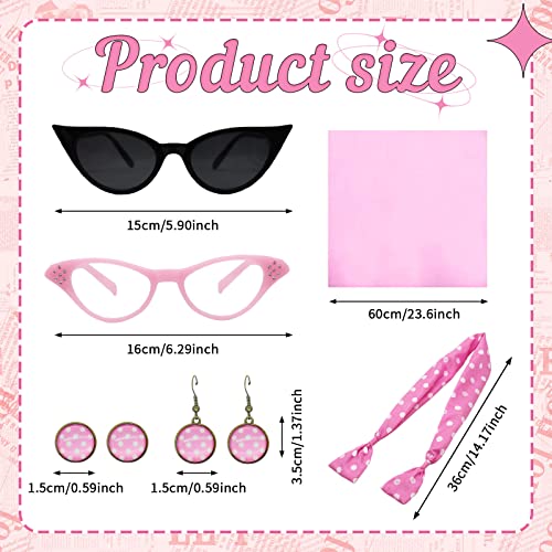 Beamely Pink Ladies Jacket Grease Outfits Pink Ladies Fancy Dress Grease  Costume Pink Lady Jackets Grease Adults with 1950s Accessories Women-M -  BigaMart