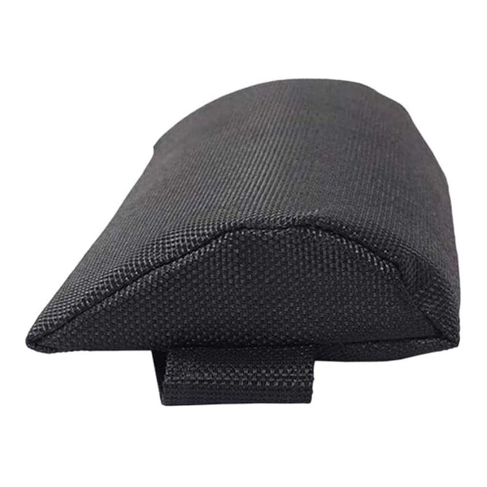 Liegestuhlkissen, Kopfstütze für Liegestuhl, Sonnenliege, Kissen, bequem, ergonomisches Kissen, abnehmbar, für Strandklappstuhl, 2 Stück, Schwarz