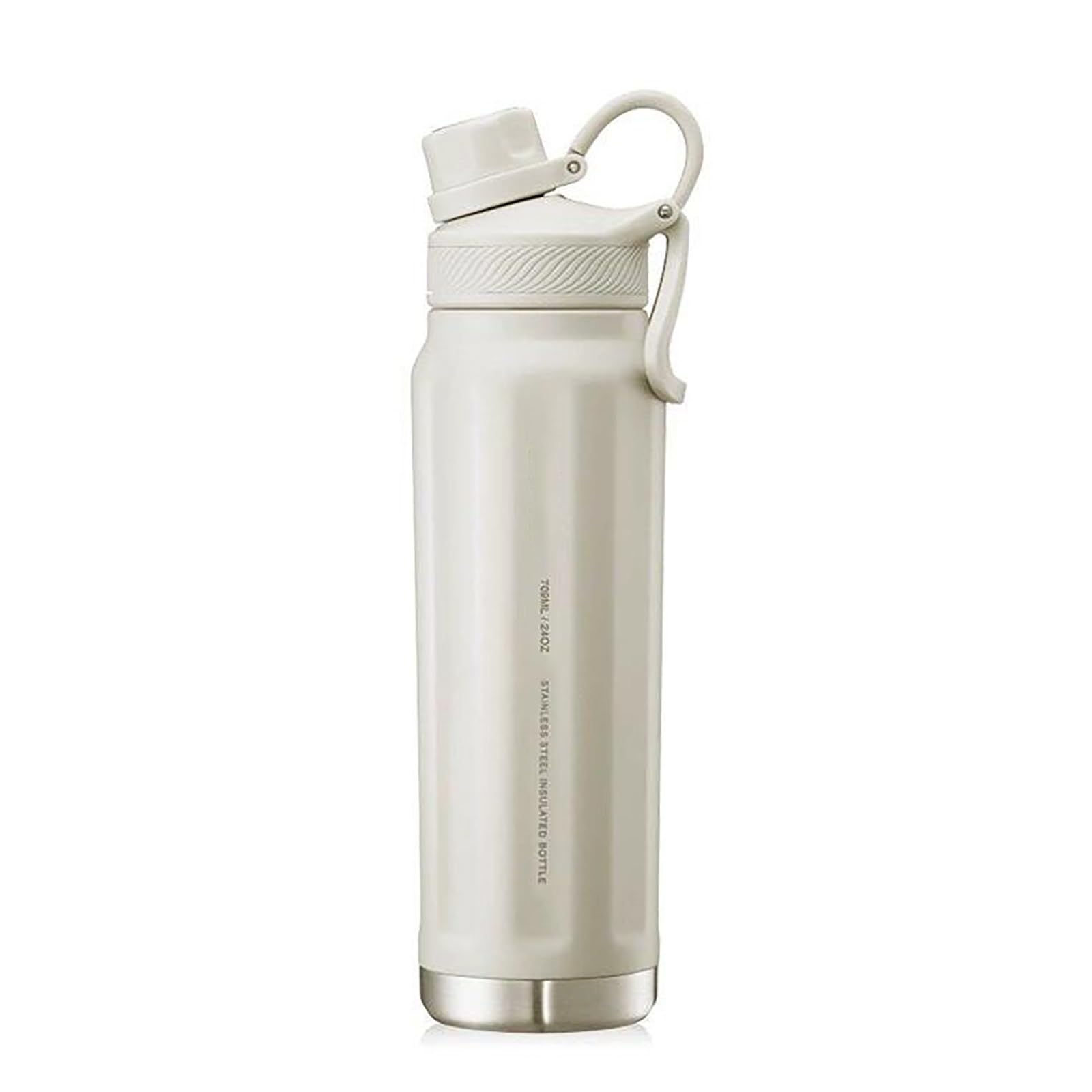 940ml / 32oz, Kubek Termiczny, Butelka Na Wodę Z Izolacją Termiczną, Bezpieczna I Szczelna, Łatwa do Przenoszenia, Odpowiednia do Uprawiania Sportu, Pracy, Na Wyprawy I Kemping(White)