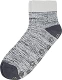 Camano Damen-Kuschel-Kurzsocken anthrazit meliert Größe 39 - 42