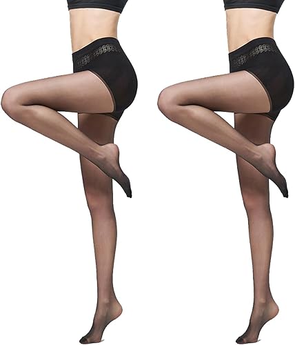 RSBSforLegs Mallas transparentes ultrafinas 1D para mujer, leggings invisibles ultrafinos, adelgazantes, ajuste perfecto