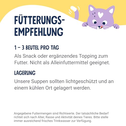 Pets Deli Suppe für Katzen mit Huhn & Karotte, 12x40g