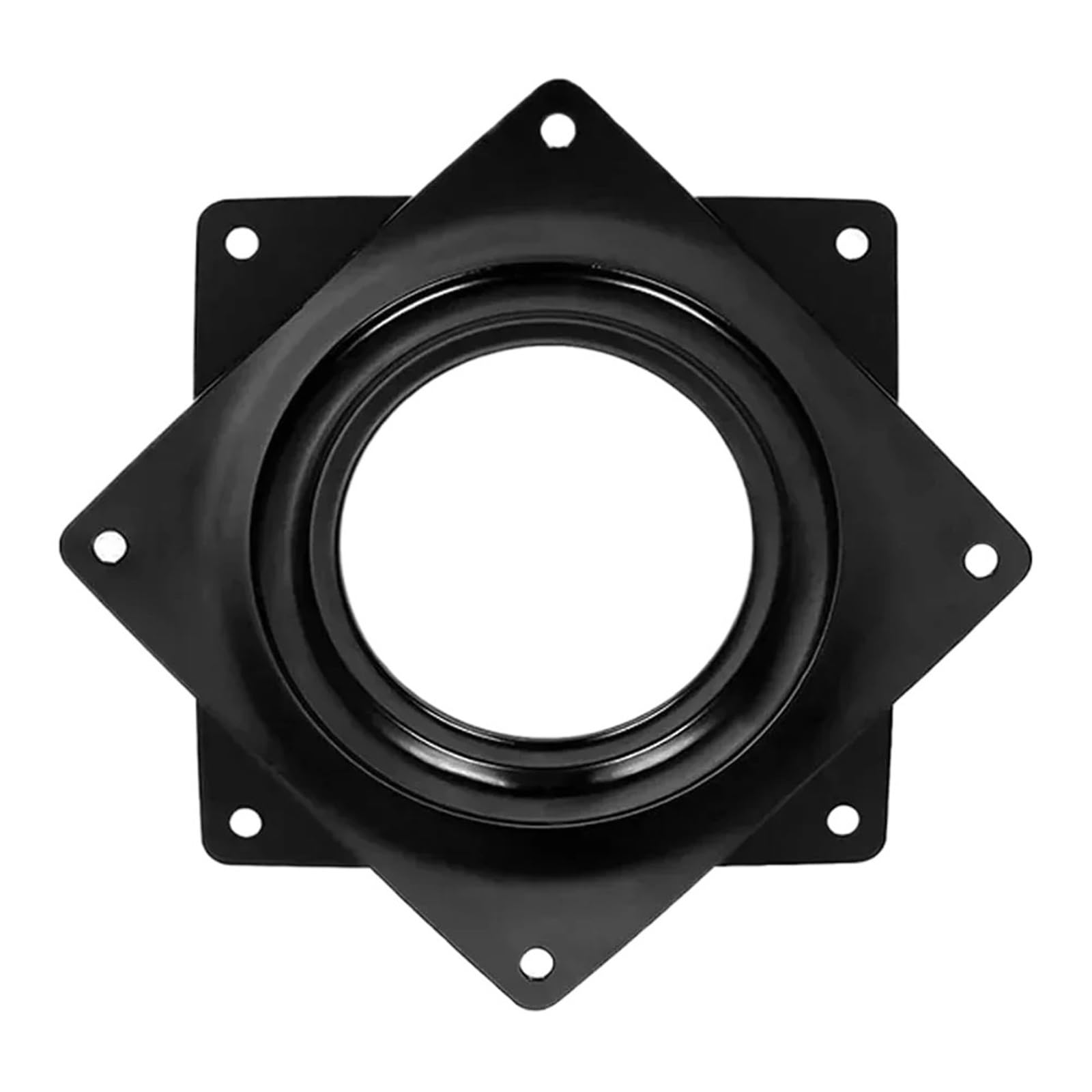 Hzomif Bar Stool Swivel Plates 4pcs Square Rotating Bearing Heavy Duty Swivel Turntable Plate Kitchen Base 2/3/4/6 Inch 360 Degrees Rotating Hardware(4 inch)