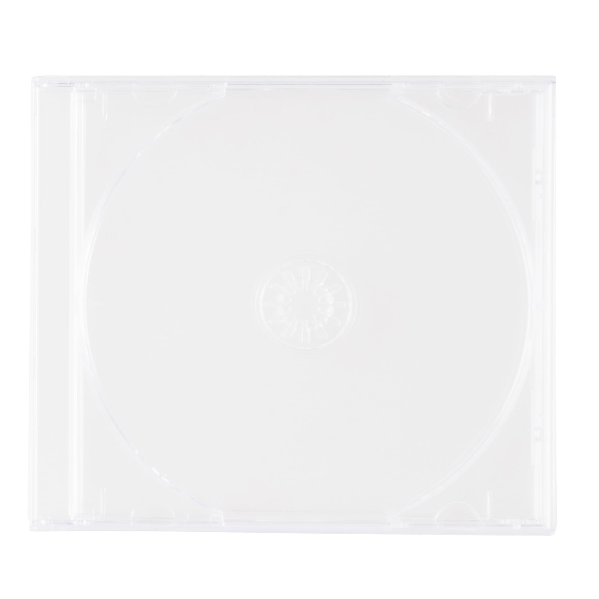 Amazon.co.jp: 10mm厚CDジュエルケース 1枚収納 透明 10個 透明
