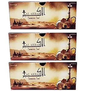 AL-Akbar Coconut Lasting Charcoal (90 Pieces)