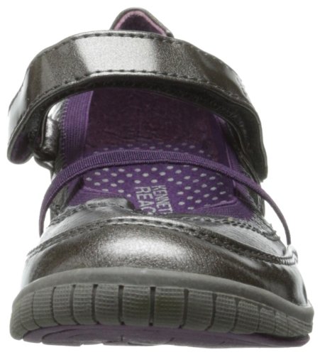Kenneth Cole Reaction Stir Prize Mary Jane Sneaker (Little Kid/Big Kid),Pewter,2.5 M US Little Kid2