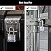 Master Lock 3QLF Outdoor Padlock with Key, 4 Pack Keyed-Alike