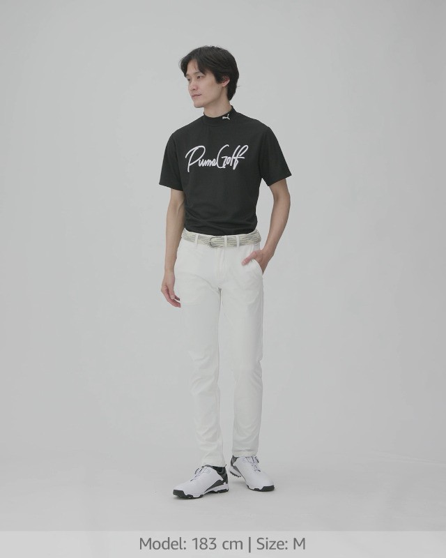 新品 PUMA GOLF ストレッチ グラフィック 半袖 ジャケット (L)　Ⓗ Amazon | [プーマ] ゴルフアウター GOLF ゴルフ P ストレッチ