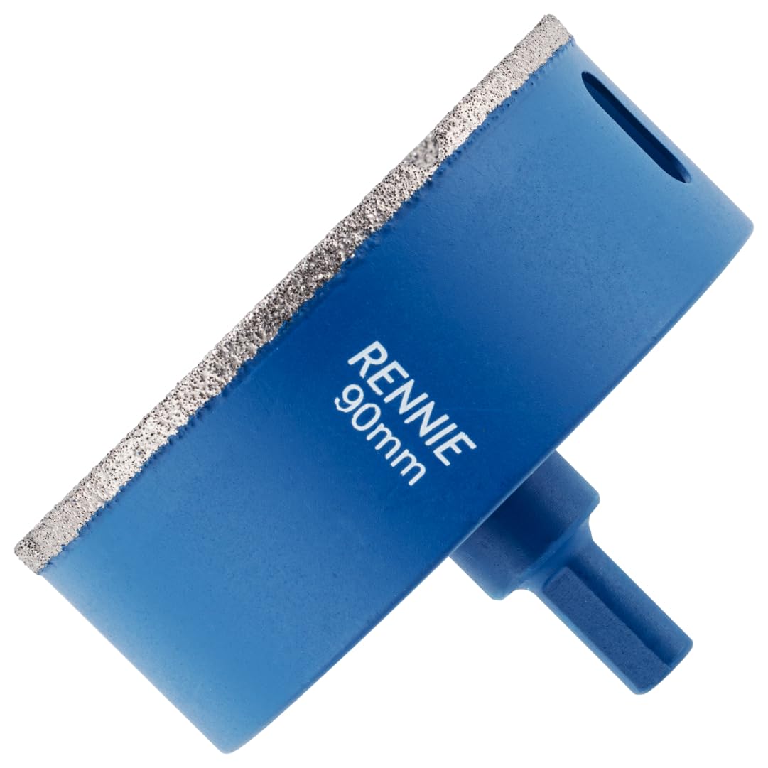 90mm Diamond Hole Saw Drill Bit With Tri Shank For Porcelain Tiles Ceramic Slate Stone Granite Marble Glass. Diamond Core Holesaw/Hole Cutter