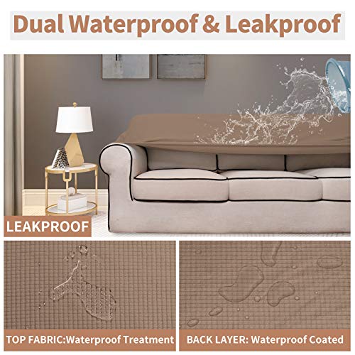 Image of Easy-Going 100% Waterproof Oversized Loveseat Cover, Couch Cover for Sofa