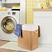 Homfa Cesto para la Colada Pelegable con 2 Compartimientos Cesta para Ropa...